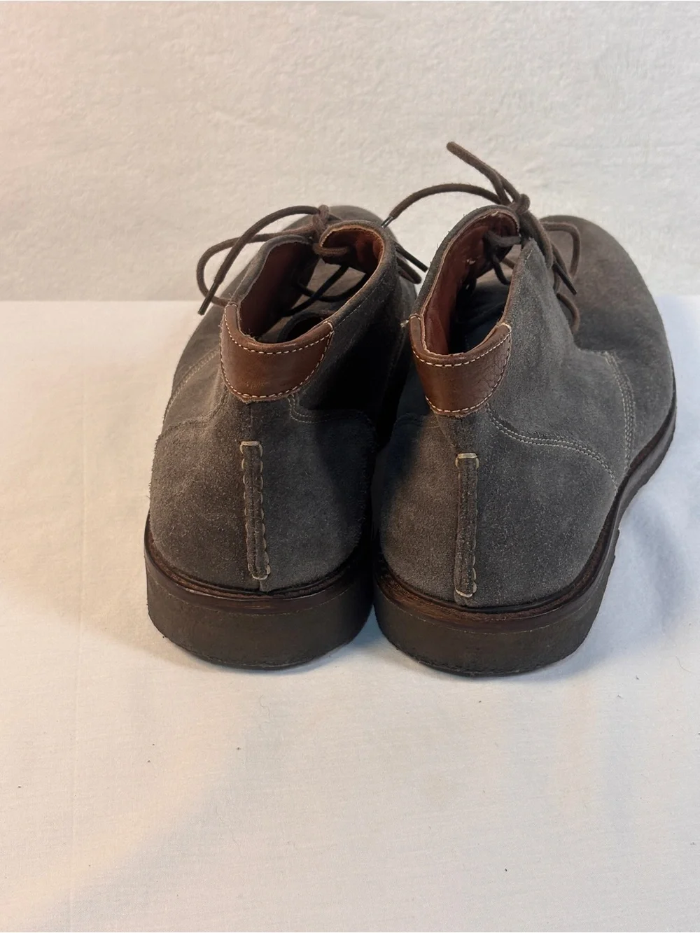 Johnston & Murphy Copeland Suede Chukka Boots Gray Men's Size 9 Style 25-1567